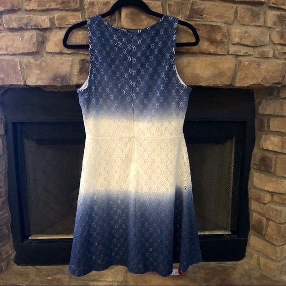 Blue and white ombre lace sundress. Size 8 - Picture 2 of 8